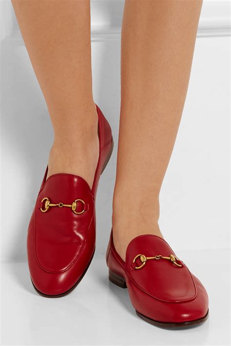 gucci loafers dark red|red Gucci loafers women's.